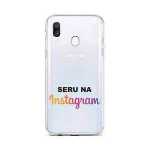 Kryt TopQ Samsung A40 silikon Instagram 42959 (pouzdro neboli obal na mobil Samsung A40)