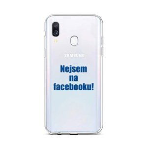 Kryt TopQ Samsung A40 silikon Nejsem na Facebooku 42961 (pouzdro neboli obal na mobil Samsung A40)