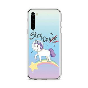 Kryt TopQ Xiaomi Redmi Note 8 silikon Stay Unicorn 43900 (pouzdro neboli obal na mobil Xiaomi Redmi Note 8)