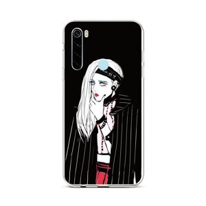 Kryt TopQ Xiaomi Redmi Note 8 silikon Dark Girl 44561 (pouzdro neboli obal na mobil Xiaomi Redmi Note 8)