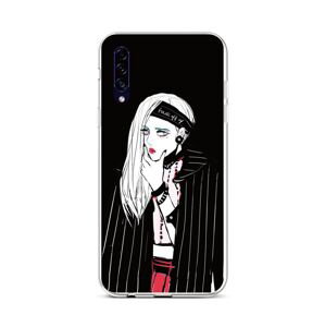 Kryt TopQ Samsung A30s silikon Dark Girl 45290 (pouzdro neboli obal na mobil Samsung A30s)
