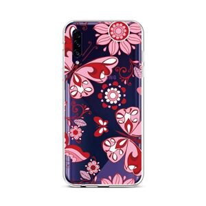 Kryt TopQ Samsung A30s silikon Pink Butterfly 45297 (pouzdro neboli obal na mobil Samsung A30s)