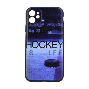 Kryt TopQ iPhone 11 silikon Hockey Is Life 48909 (pouzdro neboli obal na mobil iPhone 11)