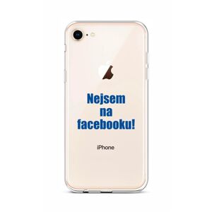 Kryt TopQ iPhone SE 2020 silikon Nejsem na Facebooku 49055 (pouzdro neboli obal na mobil iPhone SE 2020)