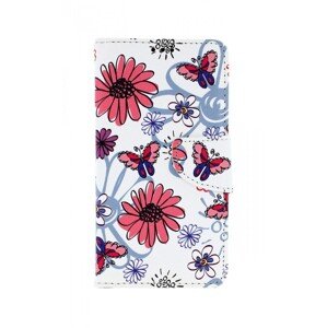 Pouzdro TopQ iPhone 11 knížkové Flowers 49786 (kryt neboli obal na mobil iPhone 11)