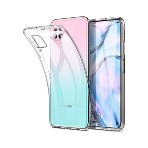 Kryt Swissten Clear Jelly Huawei P40 Lite silikon průhledný 50808 (pouzdro neboli obal na mobil Huawei P40 Lite)