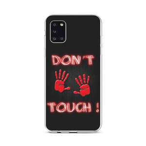 Kryt TopQ Samsung A31 silikon Don't Touch Red 50913 (pouzdro neboli obal na mobil Samsung A31)