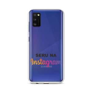 Kryt TopQ Samsung A41 silikon Instagram 51408 (pouzdro neboli obal na mobil Samsung A41)