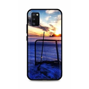 Kryt TopQ Samsung A41 silikon Hockey Sunset 52315 (pouzdro neboli obal na mobil Samsung A41)