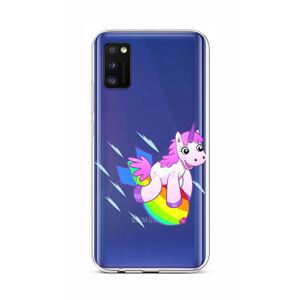 Kryt TopQ Samsung A41 silikon Flying Unicorn 52673 (pouzdro neboli obal na mobil Samsung A41)
