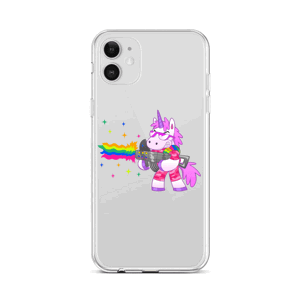 Kryt TopQ iPhone 12 silikon Rainbow Gun 55273 (pouzdro neboli obal na mobil iPhone 12)