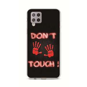 Kryt TopQ Samsung A42 silikon Don't Touch Red 55407 (pouzdro neboli obal na mobil Samsung A42)