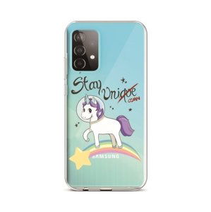 Kryt TopQ Samsung A52 silikon Stay Unicorn 55756 (pouzdro neboli obal na mobil Samsung A52)