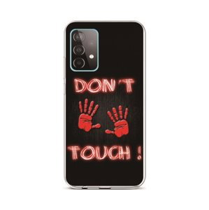 Kryt TopQ Samsung A52 silikon Don't Touch Red 55766 (pouzdro neboli obal na mobil Samsung A52)
