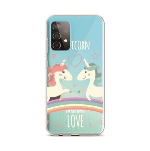 Kryt TopQ Samsung A52 silikon Unicorn Love 55780 (pouzdro neboli obal na mobil Samsung A52)