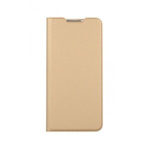 Pouzdro Dux Ducis Samsung A12 knížkové zlaté 55957 (kryt neboli obal na mobil Samsung A12)