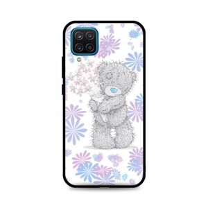 Kryt TopQ Samsung A12 silikon Floral Teddy 56733 (pouzdro neboli obal na mobil Samsung A12)