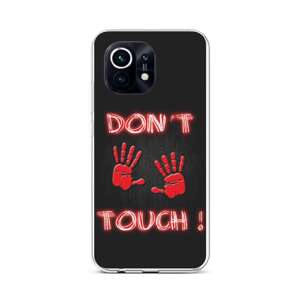 Kryt TopQ Xiaomi Mi 11 silikon Don't Touch Red 57821 (pouzdro neboli obal na mobil Xiaomi Mi 11)