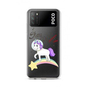 Kryt TopQ Xiaomi Poco M3 silikon Stay Unicorn 57850 (pouzdro neboli obal na mobil Xiaomi Poco M3)