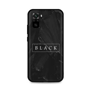 Kryt TopQ LUXURY Xiaomi Redmi Note 10 pevný Black 57998 (pouzdro neboli obal na mobil Xiaomi Redmi Note 10)