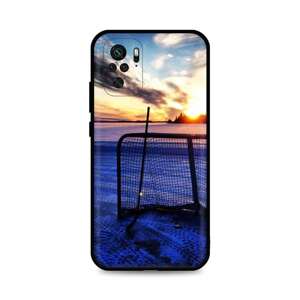 Kryt TopQ Xiaomi Redmi Note 10 silikon Hockey Sunset 59211 (pouzdro neboli obal na mobil Xiaomi Redmi Note 10)