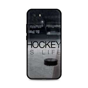 Kryt TopQ Xiaomi Redmi Note 10 silikon Hockey Is Life 59220 (pouzdro neboli obal na mobil Xiaomi Redmi Note 10)