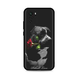 Kryt TopQ Xiaomi Redmi Note 10 silikon Pitbull Love 59236 (pouzdro neboli obal na mobil Xiaomi Redmi Note 10)