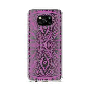 Kryt TopQ Xiaomi Poco X3 silikon Violet Mandala 60828 (pouzdro neboli obal na mobil Xiaomi Poco X3)