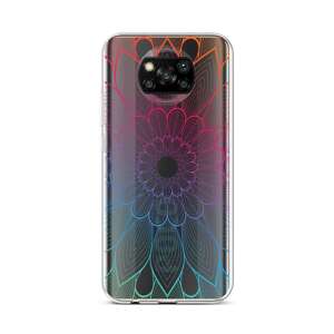 Kryt TopQ Xiaomi Poco X3 silikon Rainbow Mandala 60852 (pouzdro neboli obal na mobil Xiaomi Poco X3)