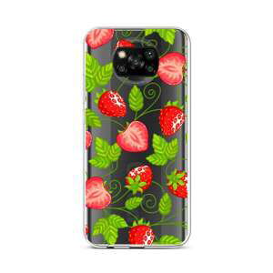 Kryt TopQ Xiaomi Poco X3 silikon Strawberries 60855 (pouzdro neboli obal na mobil Xiaomi Poco X3)