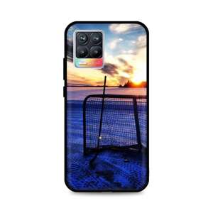 Kryt TopQ Realme 8 silikon Hockey Sunset 61415 (pouzdro neboli obal na mobil Realme 8)