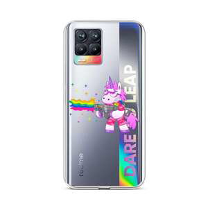 Kryt TopQ Realme 8 silikon Rainbow Gun 61565 (pouzdro neboli obal na mobil Realme 8)