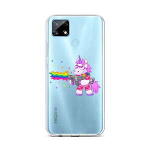 Kryt TopQ Realme 7i silikon Rainbow Gun 62518 (pouzdro neboli obal na mobil Realme 7i)