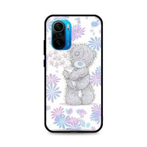 Kryt TopQ Xiaomi Poco F3 silikon Floral Teddy 62730 (pouzdro neboli obal na mobil Xiaomi Poco F3)