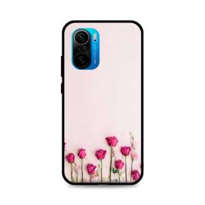 Kryt TopQ Xiaomi Poco F3 silikon Roses 62789 (pouzdro neboli obal na mobil Xiaomi Poco F3)