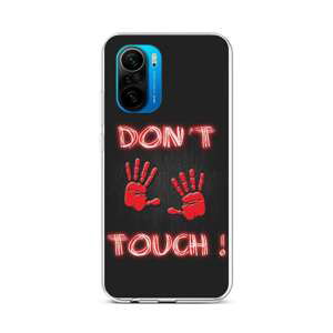 Kryt TopQ Xiaomi Poco F3 silikon Don´t Touch Red 62831 (pouzdro neboli obal na mobil Xiaomi Poco F3)