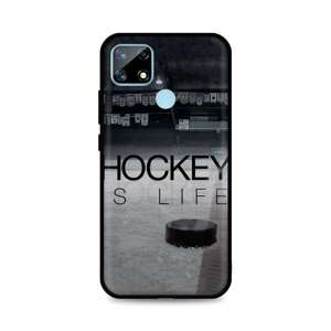 Kryt TopQ Realme 7i silikon Hockey Is Life 62838 (pouzdro neboli obal na mobil Realme 7i)