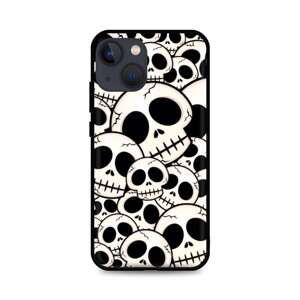 Kryt TopQ LUXURY iPhone 13 pevný Skulls 64759 (pouzdro neboli obal na mobil iPhone 13)