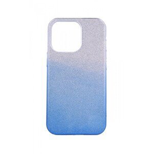 Kryt TopQ iPhone 13 Pro glitter stříbrno-modrý 64840 (kryt neboli pouzdro na mobil iPhone 13 Pro)