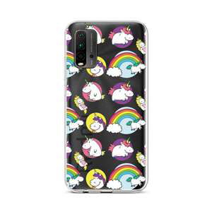 Kryt TopQ Xiaomi Redmi 9T silikon Chunky Unicorns 65092 (pouzdro neboli obal na mobil Xiaomi Redmi 9T)