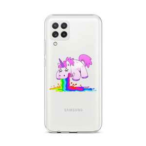 Kryt TopQ Samsung A22 silikon Rainbow Splash 65206 (pouzdro neboli obal na mobil Samsung A22)