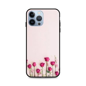 Kryt TopQ iPhone 13 Pro Max silikon Roses 65565 (pouzdro neboli obal na mobil iPhone 13 Pro Max)
