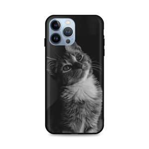 Kryt TopQ iPhone 13 Pro Max silikon Cute Cat 65573 (pouzdro neboli obal na mobil iPhone 13 Pro Max)