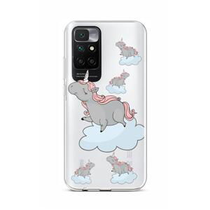 Kryt TopQ Xiaomi Redmi 10 silikon Grey Unicorns 66525 (pouzdro neboli obal na mobil Xiaomi Redmi 10)