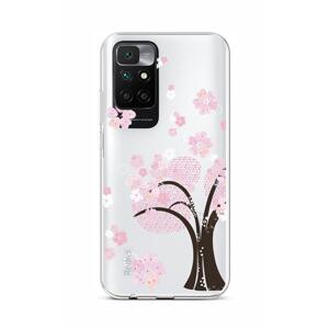 Kryt TopQ Xiaomi Redmi 10 silikon Cherry Tree 66532 (pouzdro neboli obal na mobil Xiaomi Redmi 10)