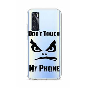 Kryt TopQ Vivo Y70 silikon Don't Touch průhledný 67194 (pouzdro neboli obal na mobil Vivo Y70)