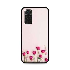 Kryt TopQ Xiaomi Redmi Note 11 silikon Roses 67367 (pouzdro neboli obal na mobil Xiaomi Redmi Note 11)