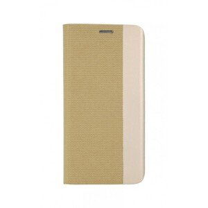 Pouzdro TopQ Samsung A20e knížkové Sensitive Book zlaté 67427 (kryt neboli obal na mobil Samsung A20e)