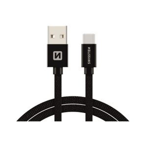 Datový kabel Swissten USB-C 2m černý 67816