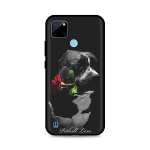 Kryt TopQ Realme C21Y silikon Pitbull Love 69674 (pouzdro neboli obal na mobil Realme C21Y)